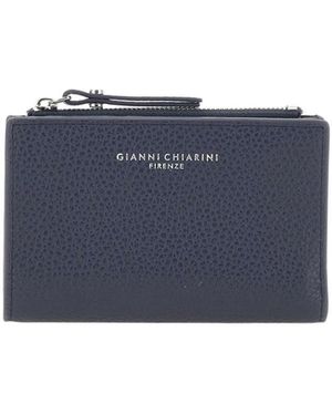 Gianni Chiarini Dollaro Compact Wallet - Blue