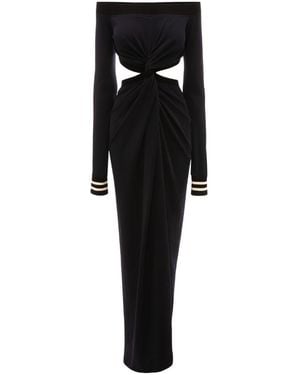 JW Anderson Twisted Cut-Out Dress - Black