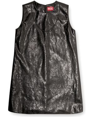 DIESEL Coated Mini Dress - Black