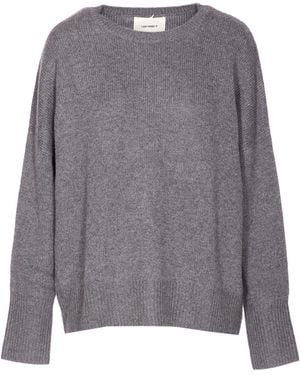 Lisa Yang Mila Crewneck Knitwear - Grey