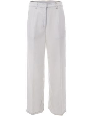 Patrizia Pepe Wide-Leg Jeans - White