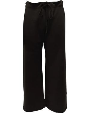 Nili Lotan Cotton Track Trousers - Black