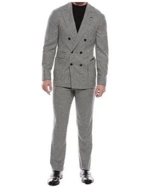 Brunello Cucinelli Double-Breasted Suit - Grey