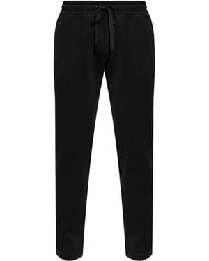 Dolce & Gabbana Elastic Waist Joggers - Black