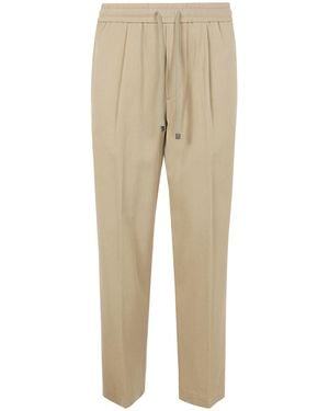 Jacob Cohen Drawstring Chinos - Natural