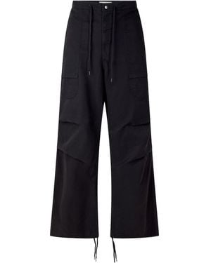 Entire studios Wide-Leg Cargo Trousers - Blue