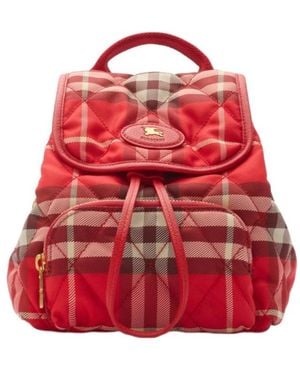 Burberry Mini Horseshoe Backpack - Red