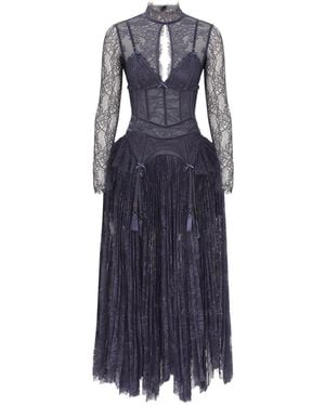 Zimmermann Valiant Lingerie Gown - Blue