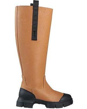 Ganni Multicoloured Rain Boots - White