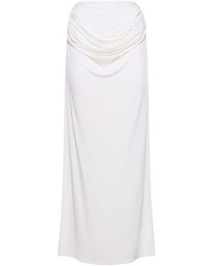 Magda Butrym Draped Skirt - White