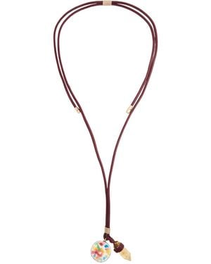 Chloé Pendant Necklace - Metallic