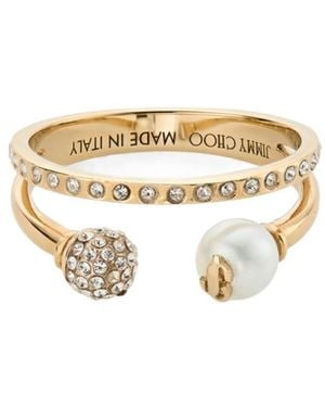 Jimmy Choo Double Ring - Metallic