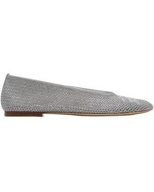 Burberry Mesh Ballerina Shoes - Grey