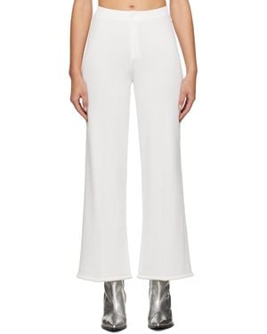 Simon Miller Wide-Leg Casual Trousers - White