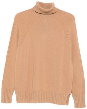 Twinset Turtleneck Jumper - Natural