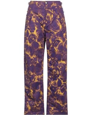 Burberry Straight-Leg Casual Trousers - Red