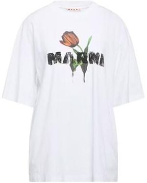 Marni Printed Tshirt - White