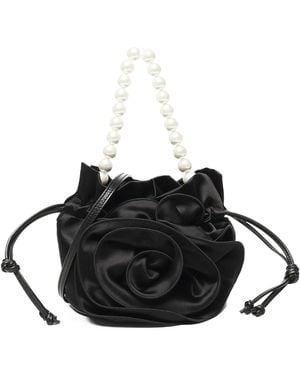 Magda Butrym Pearl-Handled Handbag - Black