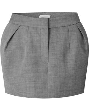 Magda Butrym Mini Skort Covered - Grey