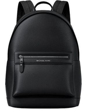 MICHAEL Michael Kors Jet Set Pebbled Leather Backpack - Black