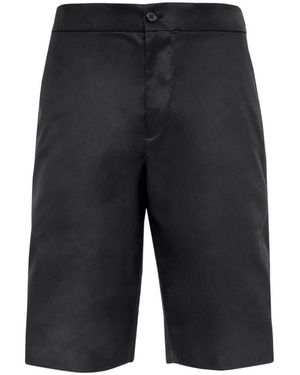 McQueen Panelled Knee-Length Shorts - Blue