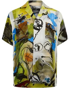 Vivienne Westwood Fashionable Floral Shirt - Green