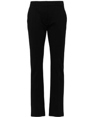 Sportmax High Waist Straight Leg Pants - Black