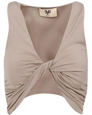 Aniye By Pleated Top - Brown