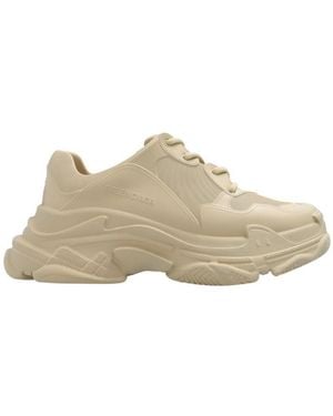 Balenciaga Triple S Mould Lace-Up Trainers - Natural