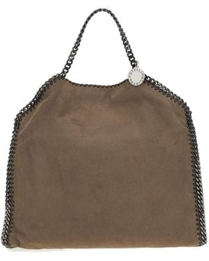 Stella McCartney Falabella Fold-Over Tote Bag - Brown