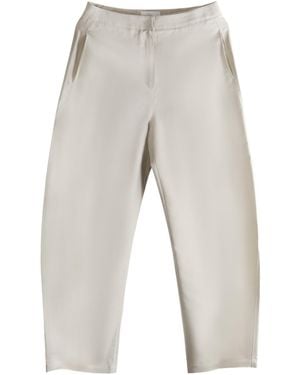 Amomento Curved Long Pants - Gray
