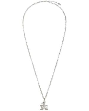 Fendi Zodiac Libra Necklace - White