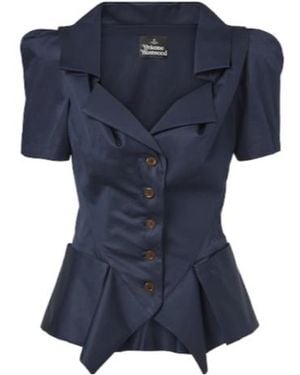Vivienne Westwood Monday Cotton Top - Blue