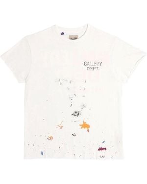 GALLERY DEPT. Splatterpaint Print Shortsleeve Tshirt - White