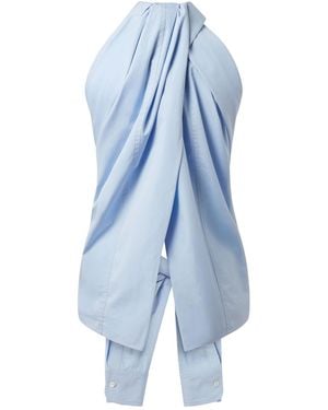 Stella McCartney Halter-Neck Tie-Back Top - Blue