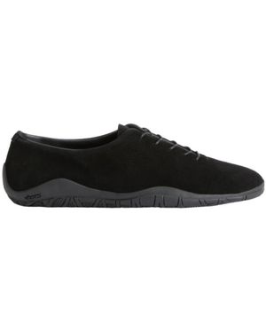 Jil Sander Elbe Suede Low-Top Sneakers - Black
