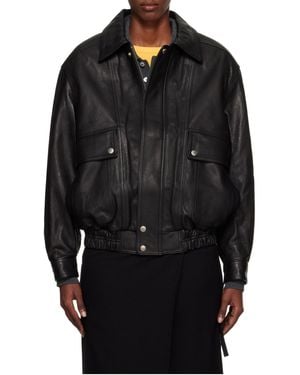 DUNST Oversized Vintage Blouson Jacket - Black