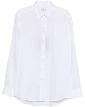 Etro Buttoned Long-Sleeve Shirt - White