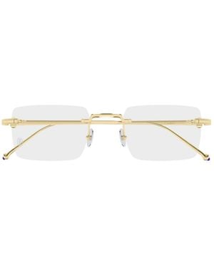 Cartier Rectangle Frame Glasses - White