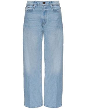 Mother The Whip Skimp Straight-Leg Jeans - Blue