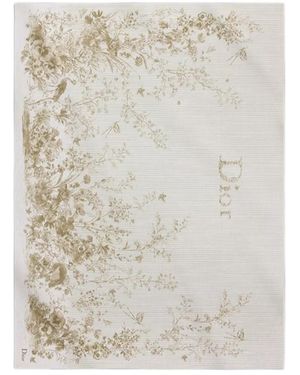 Dior Paréo Toile De Jouy Floral Garden Iviera - White
