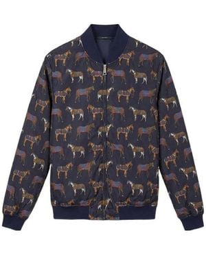 Gucci Logo Casual Jacket - Blue
