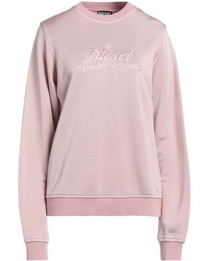 DIESEL Solid Color Sweatshirt - Pink