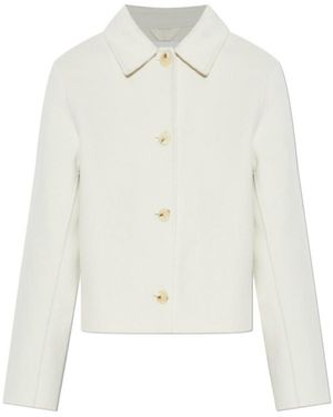 Samsøe & Samsøe Saholly Collared Jacket - White