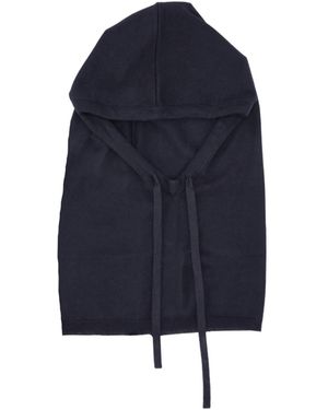 P.A.R.O.S.H. Drawstring-Hood Scarf - Black