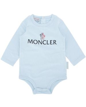 Moncler Logo Jumpsuit - Blue