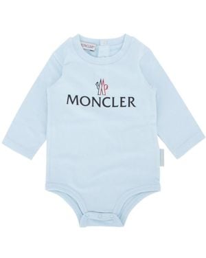 Moncler Logo Jumpsuit - Blue