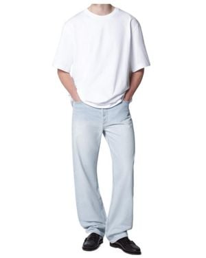 Agolde 90S Straight-Leg Mid-Rise Jeans - Blue