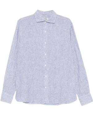 Ecoalf Alfredo Striped Shirt - Purple