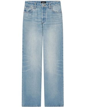 A.P.C. Elisabeth Wide Leg Jeans - Blue
